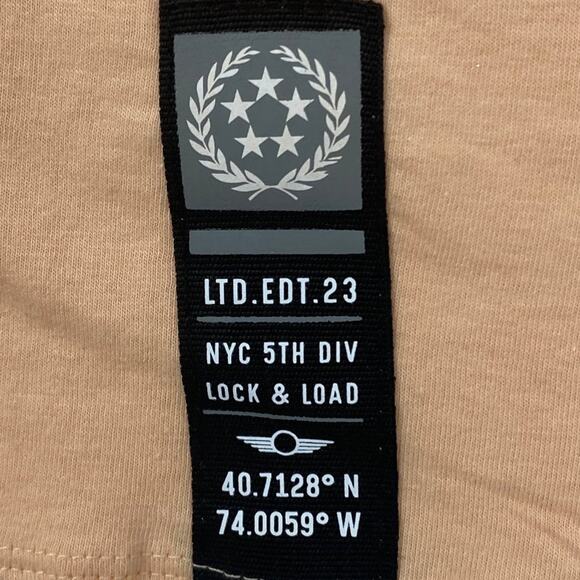 VOX POPULI Mens Flower Visionary Peach Short Sleeve Tee Top Tshirt NEW Small - Picture 5 of 8